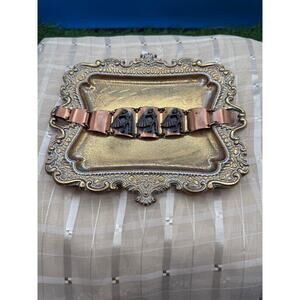 Vintage Renoir Copper Matador Panel Link Bracelet – Mid-Century Modern Statement